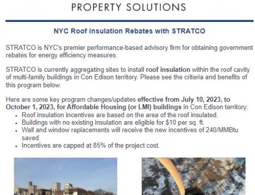 NYC Roof Insulation Rebates with STRATCO